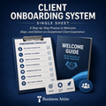Client Onboarding System | Printable PDF + DOCX | Business Attire