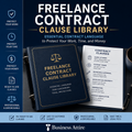 Freelance Contract Clause Library | Printable PDF + DOCX | Business Attire