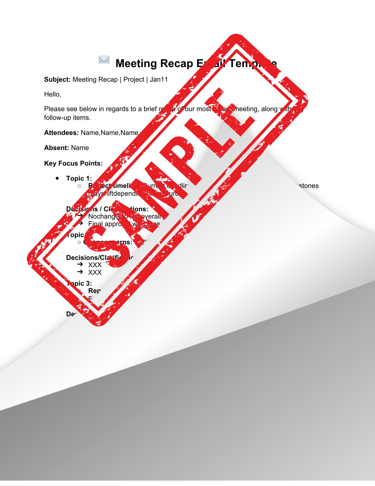 Meeting Control Mini-Pack